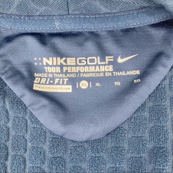 Nike Golf Tour Performance Dri-fit Textured Print Full Zip Jacket - Picture 11 of 11
